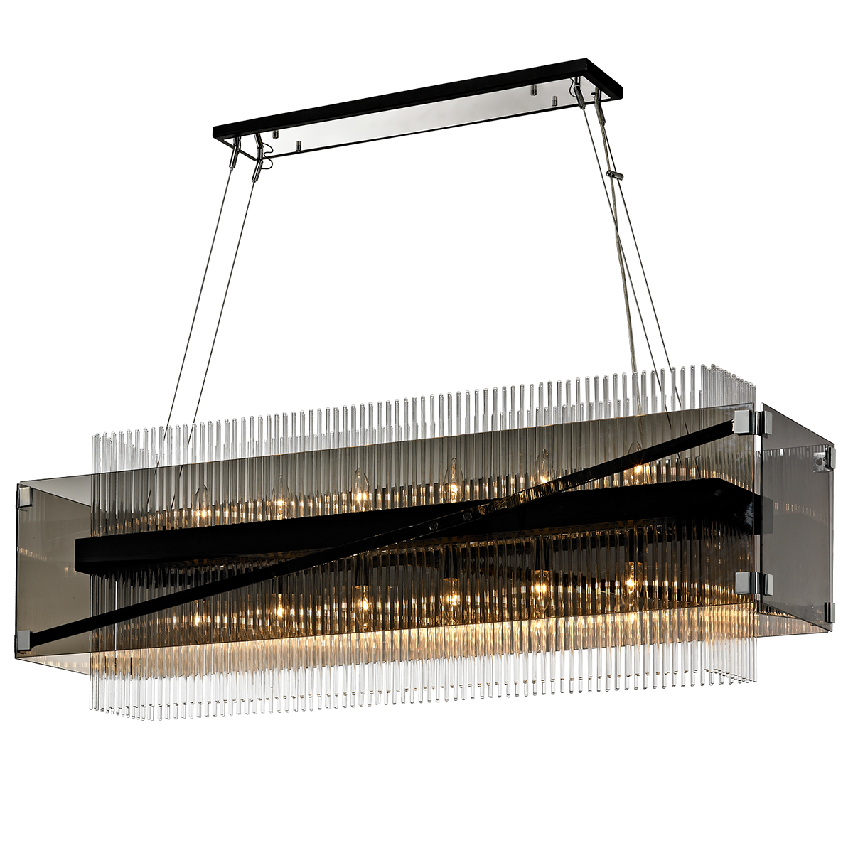 Apollo Linear with BRONZE/POLISHED CHROME Finish