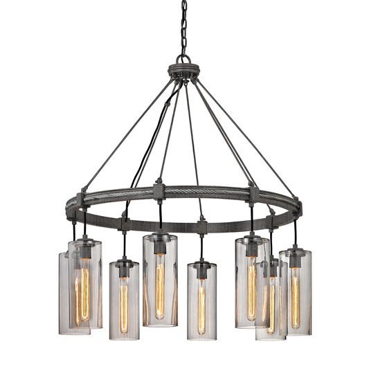 Union Square Chandelier with Graphite Finish