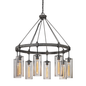 Union Square Chandelier with Graphite Finish