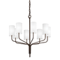 Juniper Chandelier with HERITAGE BRONZE Finish