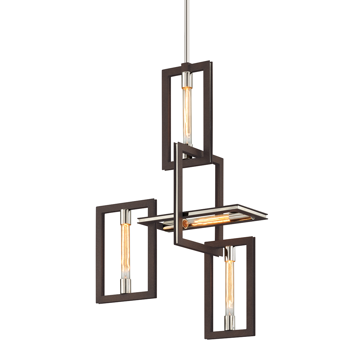 Enigma Chandelier with TEXTURED BRONZE Finish