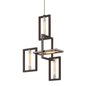 Enigma Chandelier with TEXTURED BRONZE Finish