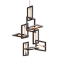 Enigma Chandelier with TEXTURED BRONZE Finish