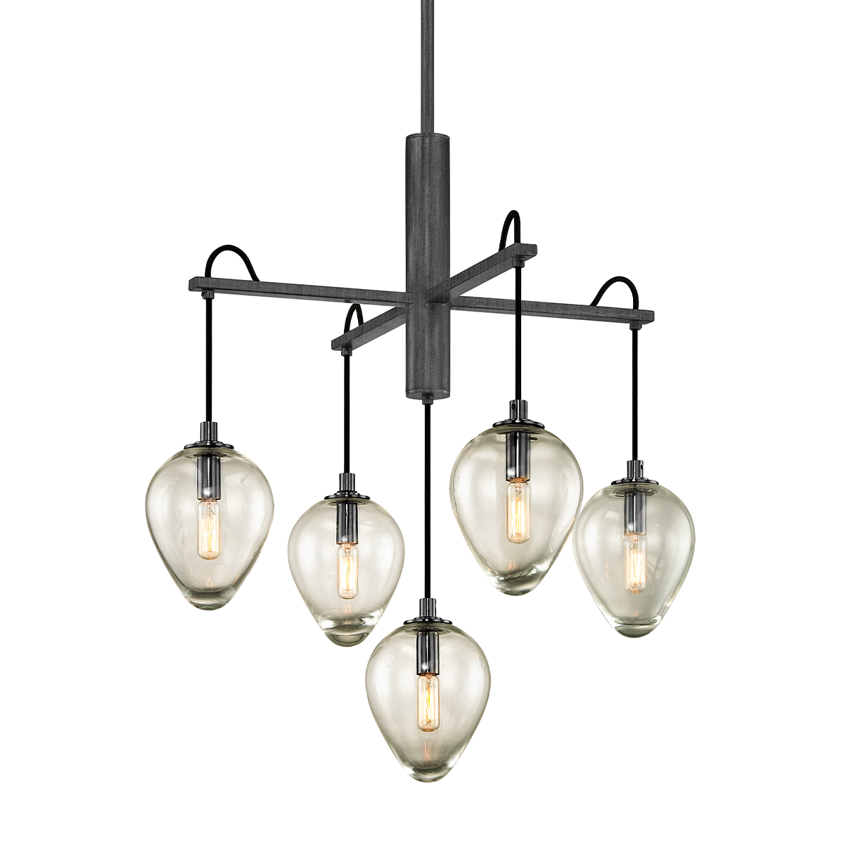 Brixton Chandelier with Graphite Finish