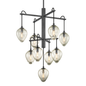 Brixton Chandelier with GRAPHITE/BLACK CHROME Finish