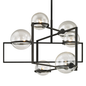 Elliot Chandelier with TEXTURED BLACK Finish