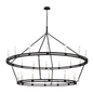 Sutton Chandelier with TEXTURED BLACK Finish