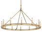 Sutton Chandelier with CHAMPAGNE LEAF Finish