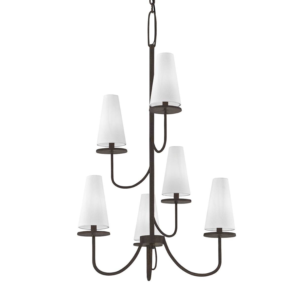 Marcel Chandelier with TEXTURED BRONZE Finish