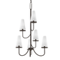 Marcel Chandelier with TEXTURED BRONZE Finish