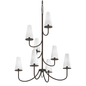 Marcel Chandelier with TEXTURED BRONZE Finish