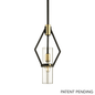 Raef Pendant with TEXTURED BRONZE BRUSHED BRASS Finish