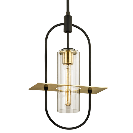 Smyth Pendant with TEXTURED BRONZE BRUSHED BRASS Finish