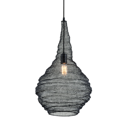Wabi Sabi Pendant with SOFT BLACK Finish