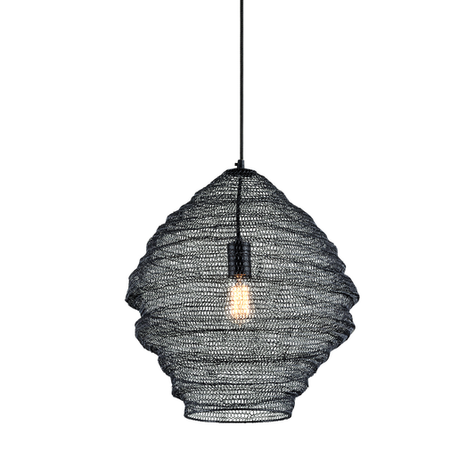 Wabi Sabi Pendant with SOFT BLACK Finish