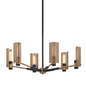 Pilsen Chandelier with SOFT OFF BLACK Finish