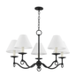 Massi Chandelier with FORGED IRON Finish