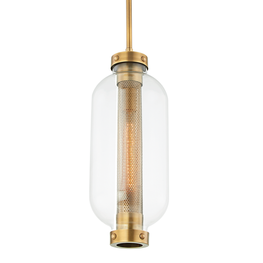 Atwater Pendant with PATINA BRASS Finish