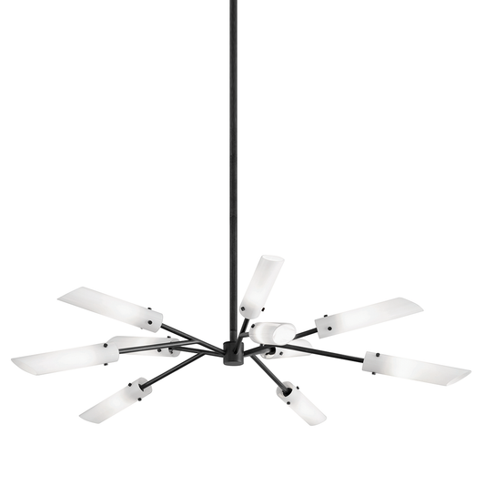 High Line Chandelier with SOFT OFF BLACK Finish