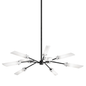 High Line Chandelier with SOFT OFF BLACK Finish