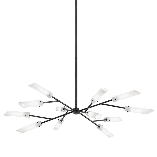 High Line Chandelier with DARK BRONZE Finish