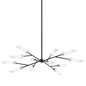 High Line Chandelier with DARK BRONZE Finish