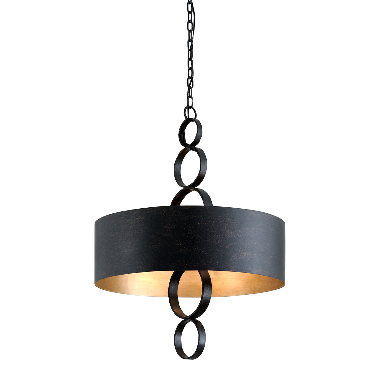 Rivington Chandelier with CHARRED COPPER Finish