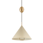FONTANA Pendant with PATINA BRASS Finish