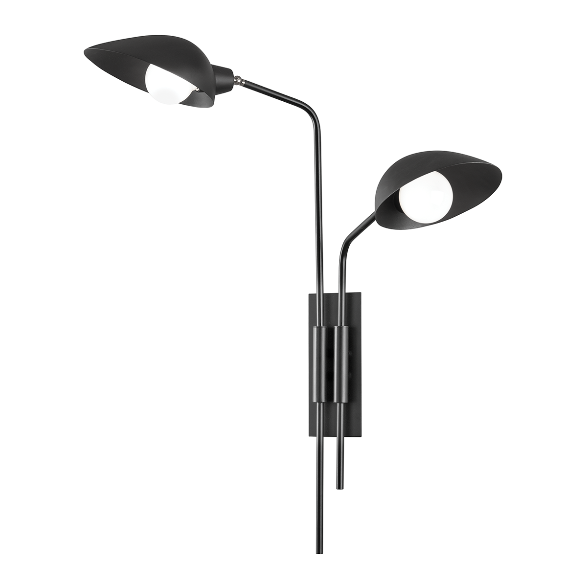 Leo Plug-in Sconce with SOFT BLACK Finish