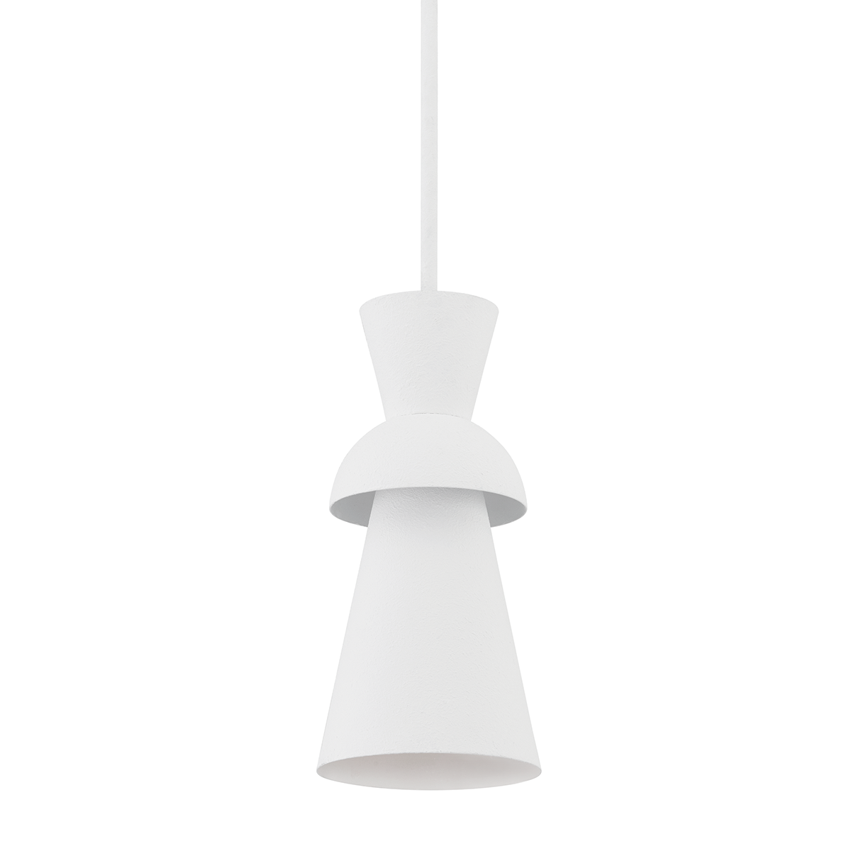 Florence Pendant with GESSO WHITE Finish