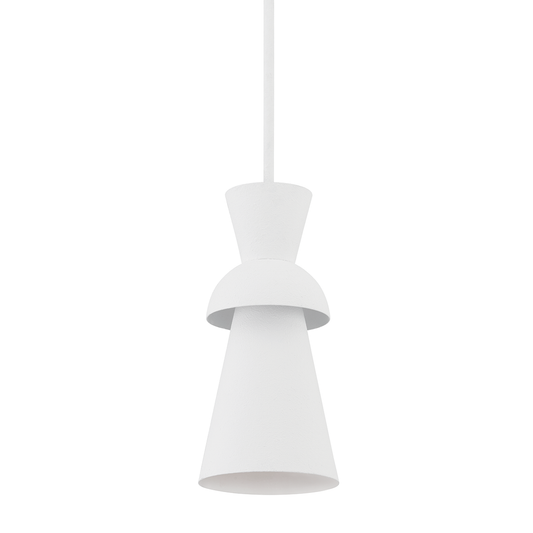 Florence Pendant with GESSO WHITE Finish