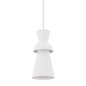 Florence Pendant with GESSO WHITE Finish