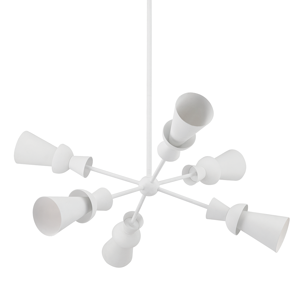 Florence Chandelier with GESSO WHITE Finish