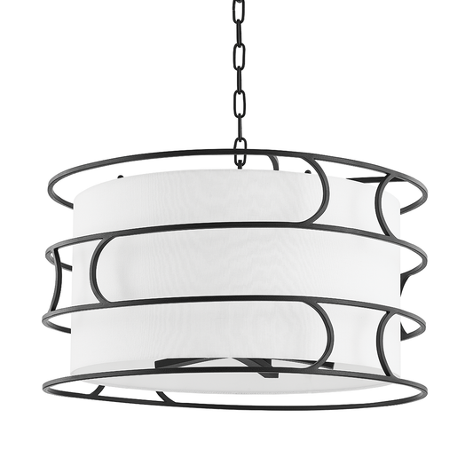 Reedley Chandelier with FORGED IRON Finish