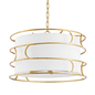 Reedley Chandelier with VINTAGE GOLD LEAF Finish