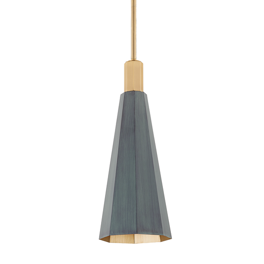 HUNTLEY Pendant with PATINA BRASS Finish