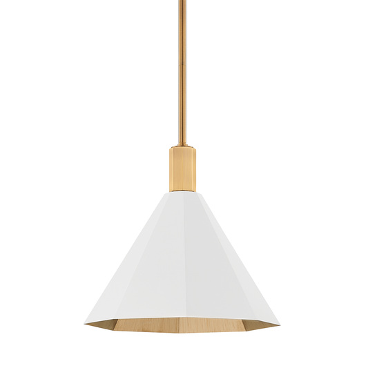 HUNTLEY Pendant with PATINA BRASS Finish
