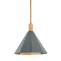 HUNTLEY Pendant with PATINA BRASS Finish