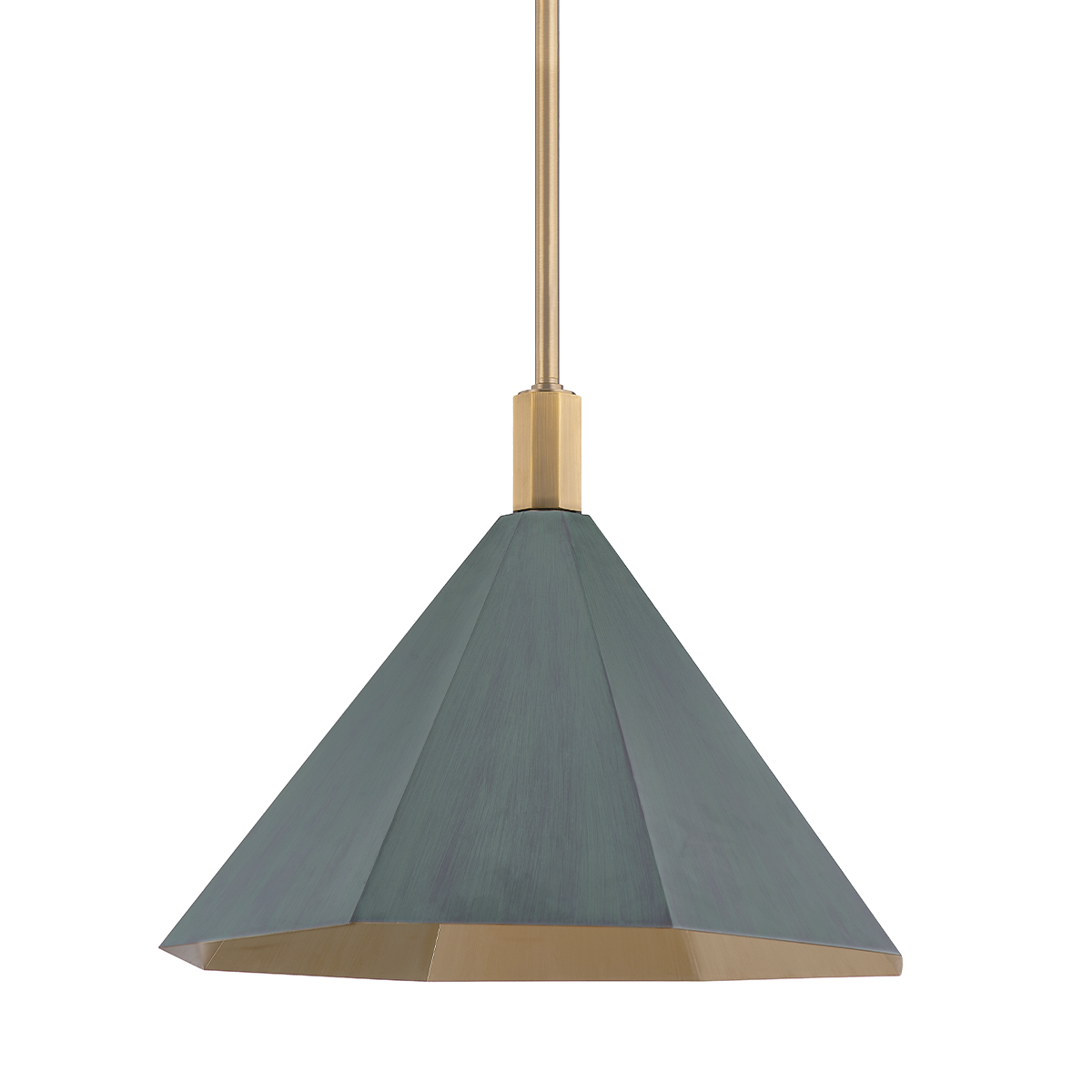 HUNTLEY Pendant with PATINA BRASS Finish