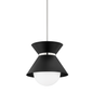 Scout Pendant with SOFT BLACK/POLISHED NICKEL Finish