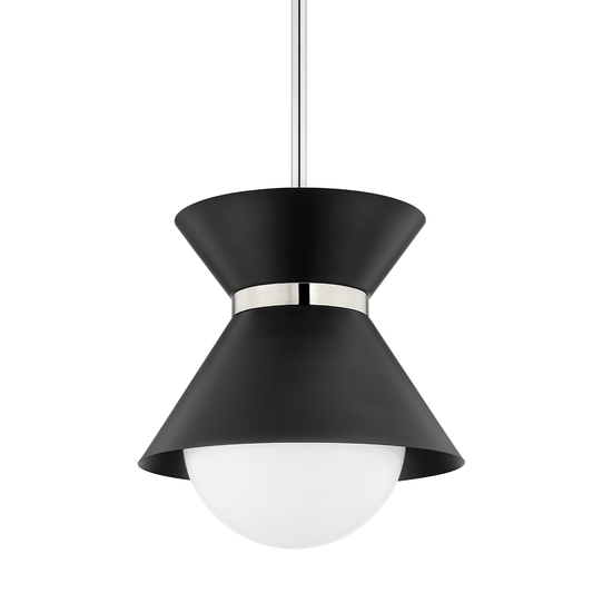 Scout Pendant with SOFT BLACK/POLISHED NICKEL Finish