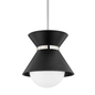 Scout Pendant with SOFT BLACK/POLISHED NICKEL Finish