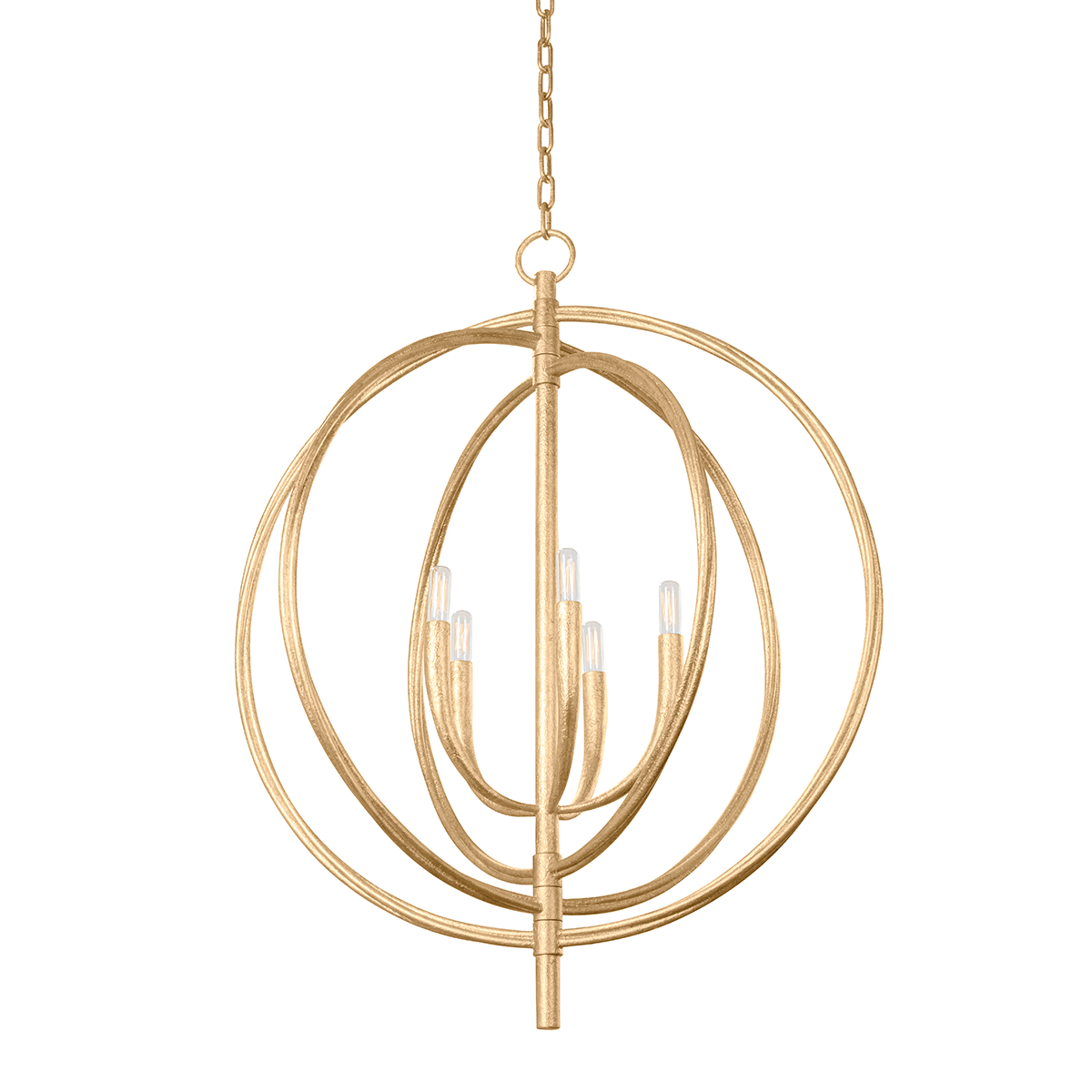 FILLEA Pendant with VINTAGE GOLD LEAF Finish