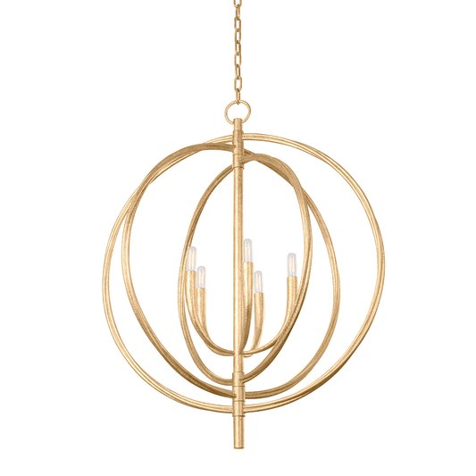 FILLEA Pendant with VINTAGE GOLD LEAF Finish