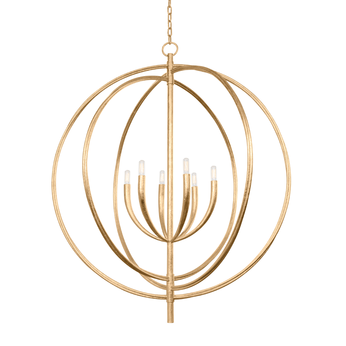 FILLEA Pendant with VINTAGE GOLD LEAF Finish