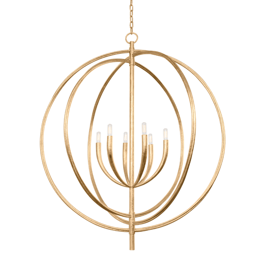 FILLEA Pendant with VINTAGE GOLD LEAF Finish