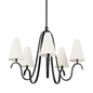 MELOR Chandelier with FORGED IRON Finish