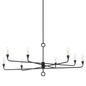 ORSON Chandelier with BLACK IRON Finish