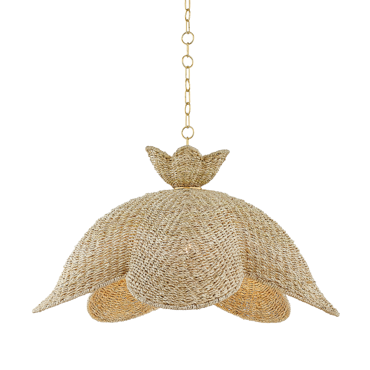 SOLIE Pendant in AGED BRASS Finish