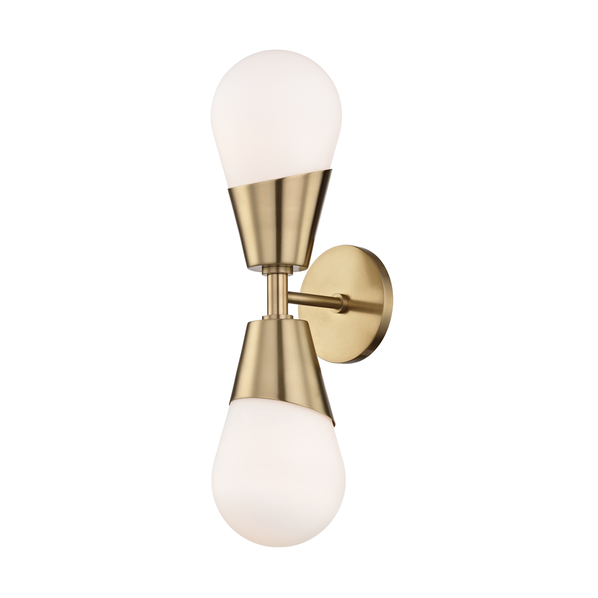 Cora Wall Sconce in Aged Brass Finish